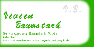 vivien baumstark business card